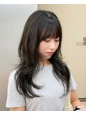 レイヤーカットハッシュカットウルフ韓国レイヤー10代20代30代