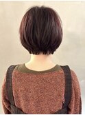 首元すっきり◎丸みシルエット×大人ショート
