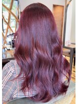 アーカイブ(Archive)&nbsp;ブリーチなしダブルカラー×ワインレッド