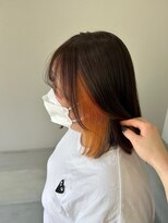 ビーリアン(B-LIEN)&nbsp;#真菅美容室#BLIEN[オレンジインナーカラー]