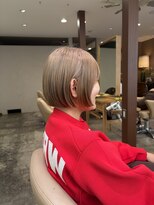 インビテーション 名古屋(invitation)&nbsp;金髪のミニボブ: