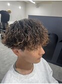 波巻きパーマ