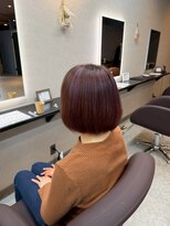 パーミルヘアーピピ(permille hair pipi) ブラウン×ピンク