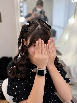 マカリィ 池袋店(Makalii) 三つ編みハーフツイン
