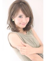 マリアバイアフロート(Maria by AFLOAT) 【重山】3Dカラージグザグバングミニマムボブノットヘア30.40代