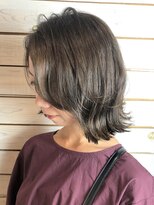 デコヘアー キートス(DECO HAIR kiitos)&nbsp;ブリーチ無しのグレージュボブ