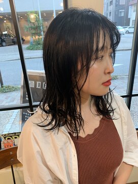 ヘアー アイス カンナ(HAIR ICI Canna) 今っぽさのある軽いスタイル！まだまだ人気のシースルー前髪！