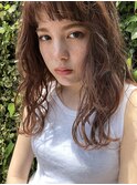 外ハネボブ/アッシュブラウン/ネオウルフ/デザインカラー