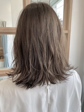 アミトヘアアンドサロン(amito hair&salon) 外ハネロブ/ミルクティーベージュ