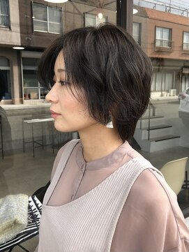 ノア(noa.) 『ブリーチ無し』カーキグレージュカラー