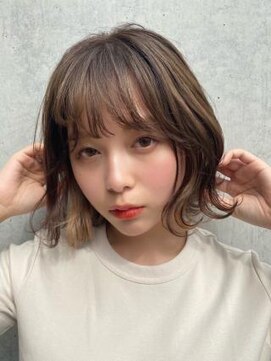 フラミューム(flammeum) インナーカラーボブ