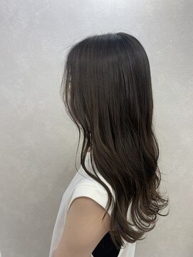 ザラブズラフズヘアー 守恒店(the loves laughs hair) ロングレイヤー×シークレットカラー×Aujuaプラス