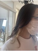 波巻きパーマ、インナーカラー