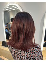 ジーナ 渋谷駅前(Zina)&nbsp;shion グラデーションで作るピンクレッド