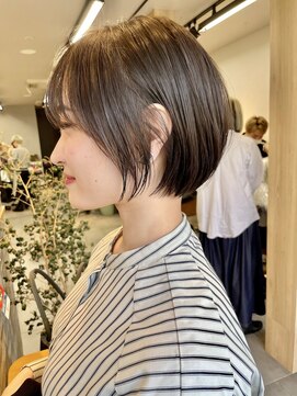 サンド 表参道(sand) ショートボブパーマ20代30代40代イヤリングカラー大人可愛い