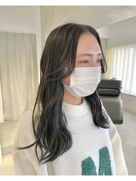 ガリカ 渋谷(Gallica) 【穂乃華】透明感オリーブブラウン/ブリーチなし/顔周りレイヤー