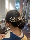 面シニヨンスタイル