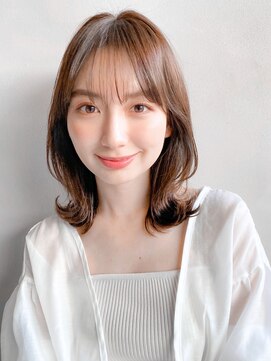 リヤン 表参道(lyann) ミディアムレイヤーイメチェン似合せカット前髪 くびれヘア ★