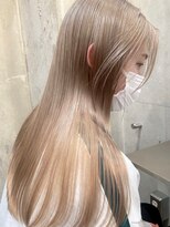 サイン 渋谷(SIGN)&nbsp;レイヤーカットイヤリングカラーインナーカラーケアブリーチ