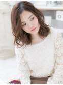 アシンメトリーフェミニティくせ毛風カールh2越谷20代30代40代