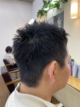 キャラシャローネ お台場(CharaChalone) メンズ刈り上げソフトモヒカン