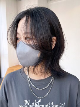 アルバム 池袋(ALBUM) フェイスレイヤー__ハッシュカットフルバング_ba472192