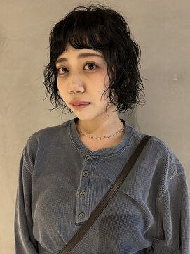 ソイリウム 下北沢(soi rium) ボブパーマ_黒髪パーマ