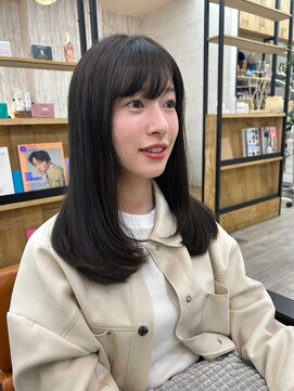 ネウィ ジャム 町田(newi JAM) 大人かわいいエギョモリ ミルクティーブラウン ひし形シルエット