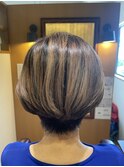 前下がりショートボブ