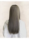 縮毛矯正ロング♪コスメストレート髪質改善シアベージュ