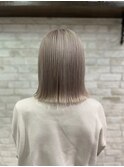 ミルキーベージュ×ボブ