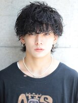 ブラック 渋谷 2nd(BLUCK) 【シャドウパーマ】韓流無造作ウルフ/渋谷/スパイラル