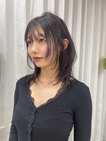 リリー(Lilley)&nbsp;くすみベージュ×姫カットレイヤー×韓国風巻き【ayana】