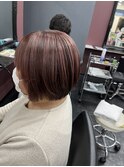 白髪染めなしの白髪ぼかしハイライト