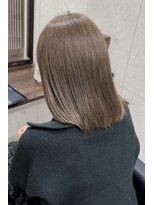 ブリーチ無しブラウンベージュ