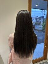 スリー(THREE) ワイトグレージュ/デジタルパーマ/チェリーブラウン/蟹江