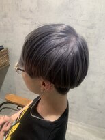 グラフ(GLaugh)&nbsp;ペールラベンダー/シルバーアッシュ/束感マッシュ