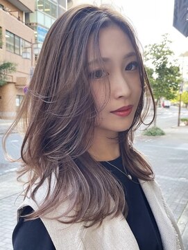 ラキング ギンザ トウキョウ(LAKING GINZA) くびれヘア/アプリコットオレンジ/夏/ハイライトカラー[銀座駅]