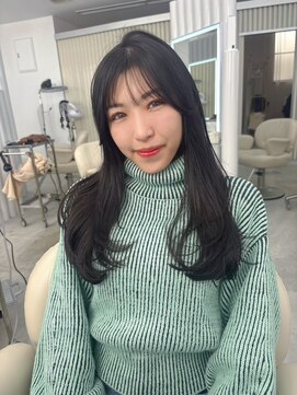 ユイマァル 岡山店(YUIMARL) レイヤーカット20代30代40代ダークグレージュ