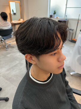 シーフ 千葉(Cyf) MEN'S/韓国/毛流れセンターパート//ニュアンスパーマ/下田優也