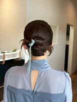 アパートメントヘアー&nbsp;佐賀/ヘアセット/ヘアアレンジ/結婚式/二次会/成人式/リボン