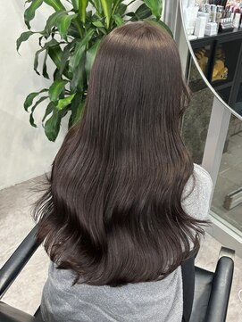 アロ 大阪梅田(alo) 【苗代萌】ブリーチなしチョコレートブラウン