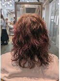 ブリーチなしハイトーンパーマ