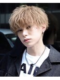 MEN’S HAIR/サーフカール/刈り上げセンターパート/札幌