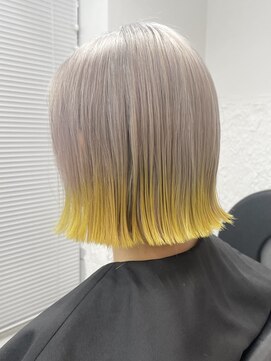 ミーム 原宿 表参道(meme) !ダブルカラーハイトーンカラーケアブリーチインナーカラー#原宿