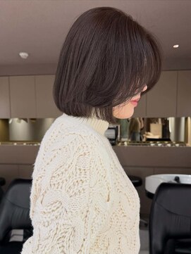 メゾンマイル 恵比寿(maison mile) オリーブグレージュ/透明感カラー/レイヤーカット/恵比寿駅