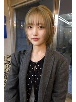 イェン(Yen.)&nbsp;レイヤーボブウルフボブオリーブベージュミルクティーベージュ