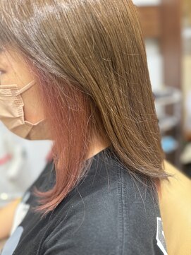 ルスト 成増店(Lust) #インナーカラー#ピンクカラー#推しカラー#イヤリングカラー