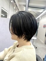 ヘアサロン ドットプラス 町田店(dot. plus) 朝楽地毛ストレート×大人ショート【フジタアヤコ】