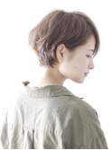 丸みショートボブ/ショートヘア/30代/40代/50代/表参道